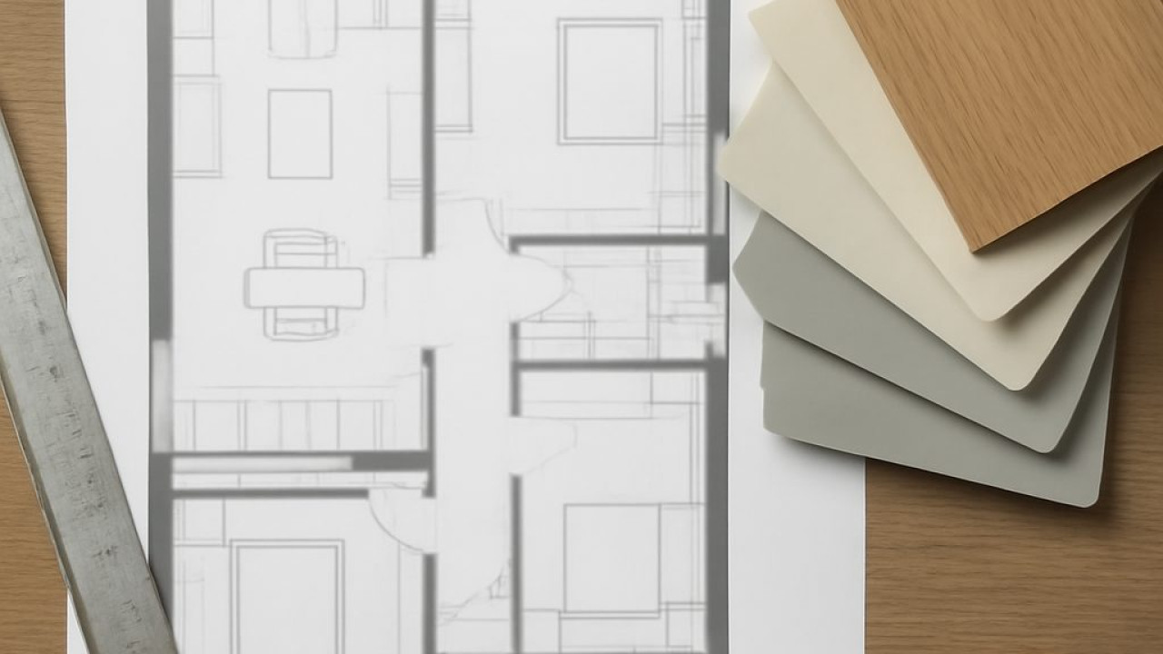 The interior in 3D before the build